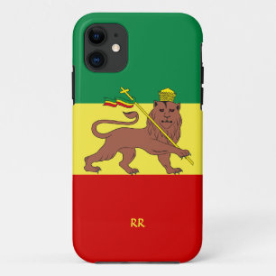 Rastafariのレゲエ音楽旗のiPhone 5の場合 iPhone 11 ケース