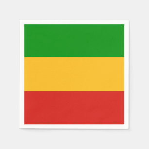 RASTAFARIの旗色 + あなたのアイディア スタンダードカクテルナプキン