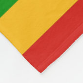 RASTAFARIの旗色 + あなたのアイディア フリースブランケット (角)