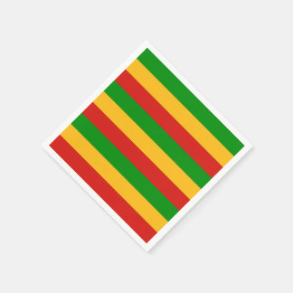 RASTAFARIフラグの色+あなたのアイディア スタンダードカクテルナプキン