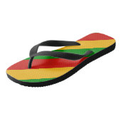 RASTAFARIフラグの色+あなたのアイディア ビーチサンダル (アングル)