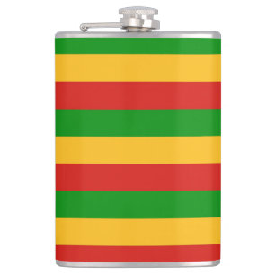 RASTAFARIフラグの色+あなたのアイディア フラスク