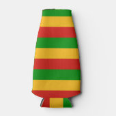 RASTAFARIフラグの色+あなたのアイディア ボトルクーラー (正面)