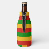 RASTAFARIフラグの色+あなたのアイディア ボトルクーラー (ボトル裏面)