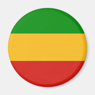 RASTAFARIフラグの色+あなたのアイディア マグネット