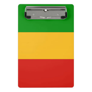 RASTAFARIフラグの色+あなたのアイディア ミニクリップボード