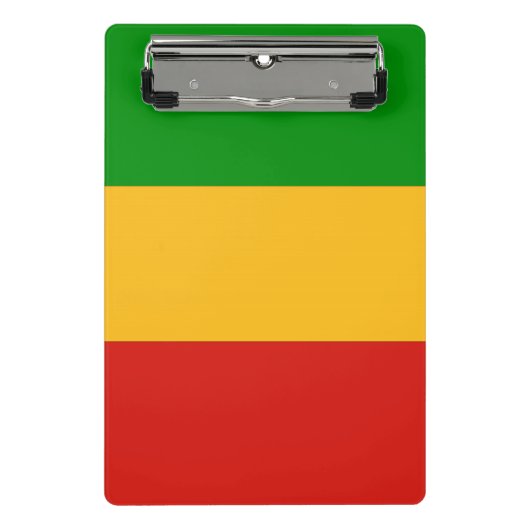 RASTAFARIフラグの色+あなたのアイディア ミニクリップボード (正面)
