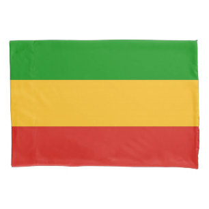 RASTAFARIフラグの色+あなたのアイディア 枕カバー