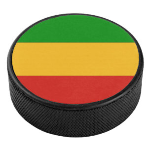RASTAFARIフラッグの色ストライプ+アイディア アイスホッケーパック
