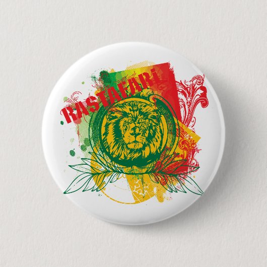 Rastafariボタン 缶バッジ (正面)
