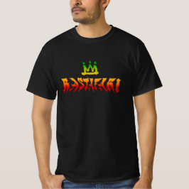 Rastafari歪んだラスタ色レゲエTシャツ Tシャツ