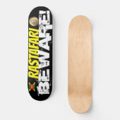 RASTAFARI警戒スケートボード スケートボード (正面)
