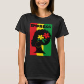 Rastafari Empress Jamaica Souvenir Rasta Roots Reg Tシャツ (正面)