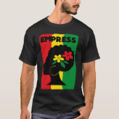 Rastafari Empress Jamaica Souvenir Rasta Roots Reg Tシャツ (正面)