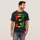 Rastafari Empress Jamaica Souvenir Rasta Roots Reg Tシャツ (正面フル)