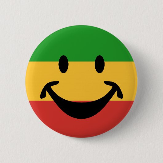 RASTAFARI FLAGあなたのアイディア 缶バッジ (正面)