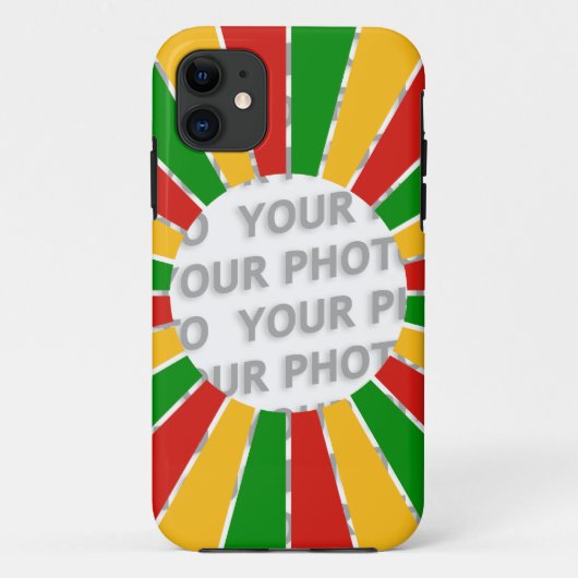 RASTAFARI FLAGボタンレイ+サインまたは写真 Case-Mate iPhoneケース (裏面)