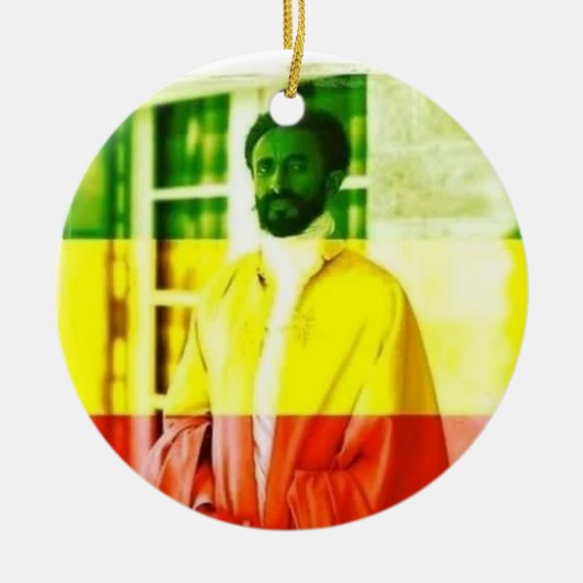 RASTAFARI!!! HAILE SELASSIE I ORNAMENT  セラミックオーナメント (正面)