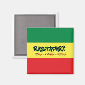 Rastafari Lives Rules Magnet マグネット (正面/裏面)