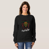 Rastafari Soldier of Jamaica Souvenir Rasta Roots  スウェットシャツ (正面フル)