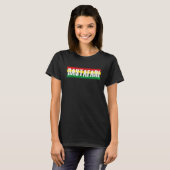 Rastafari Stripes Jamaica Souvenir Rasta Roots Reg Tシャツ (正面フル)