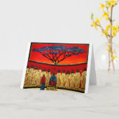 Rastafarianの最後の晩餐 カード (黄色い花)