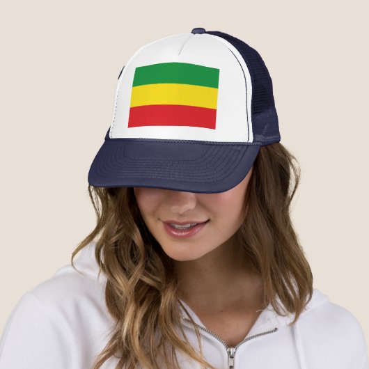 Rastafarian Flag Rasta Ethiopian キャップ (インサイチュ)