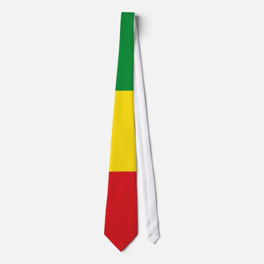 Rastafarian Flag Rasta Ethiopian ネクタイ (正面)