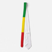 Rastafarian Flag Rasta Ethiopian ネクタイ (裏面)