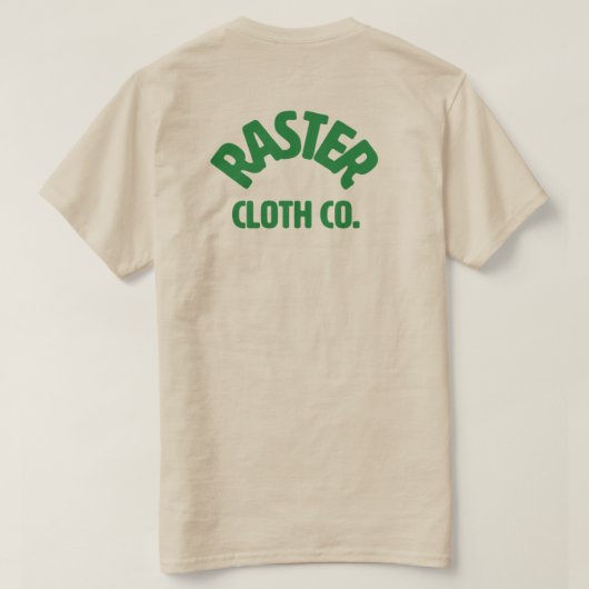 Raster Rollerbladeのロミニマルゴ Tシャツ (デザイン裏面)