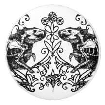 Rat Anatomy Ceramic Knob