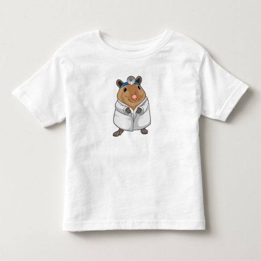Rat as Doctor with Doctor's coat トドラーTシャツ (正面)