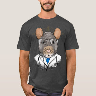 Rat Doctor Vet Veterinarian Animal Lover 1 Tシャツ