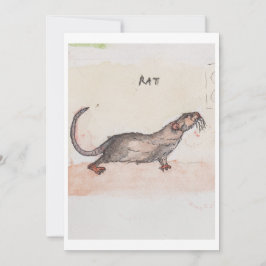 Rat Greeting Card シーズンカード