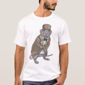 Rat Groom Wedding ring Wedding Tシャツ (正面)