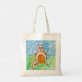 RAT in the HAT Tote Bag with Cat トートバッグ (裏面)