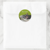 Rat Lover Stickers ラウンドシール (バッグ)