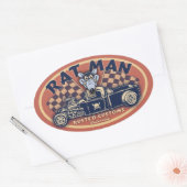 Rat Man II -ov 楕円形シール (封筒)