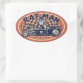 Rat Man II -ov 楕円形シール (バッグ)