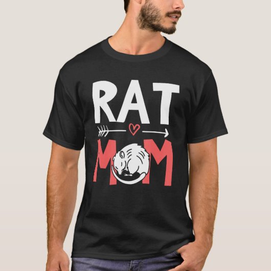 Rat Mom  Rat   Cute Rats Owner Tシャツ (正面)