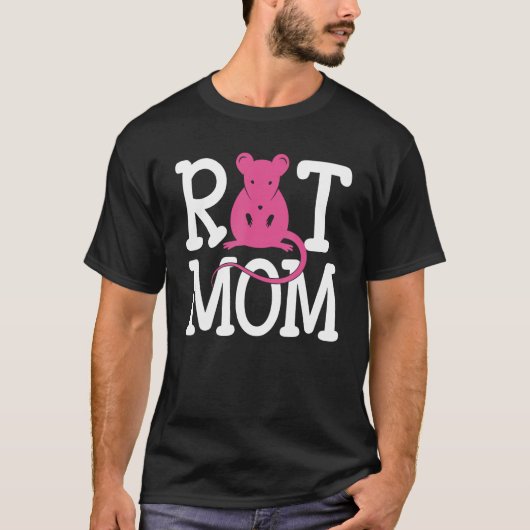 Rat Mom  Rat  Cute Rats Owner Tシャツ (正面)