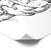 Rat pile with heart cookie ポスター (角)