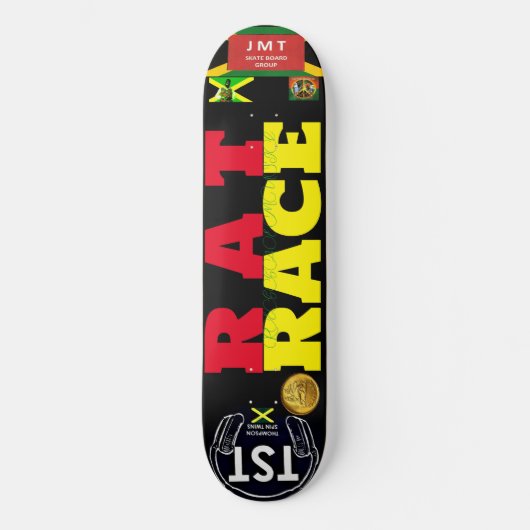 RAT RACE JMT JAM 8 1/4" スケートボードデッキ (正面)