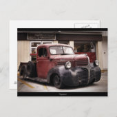 「RAT ROD」 DODGEはがき ポストカード (正面/裏面)