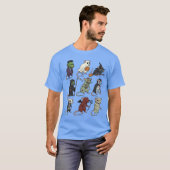 Rat Spooky Witch Boo Zombie Rat Halloween Boys Gir Tシャツ (正面フル)