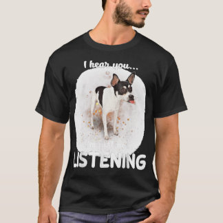 Rat Terrier Dog聞こえないよ聞う Tシャツ