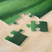 Rat Terrier Dog in St. Patrick's Day Dress ジグソーパズル (側面)