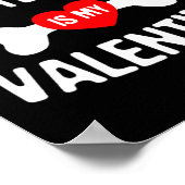 Rat Terrier Is My Valentine Rat Terrier Dog  ポスター (角)