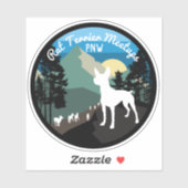 Rat Terrier Meetups PNW – 公式ステッカー シール (シート)