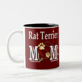 Rat Terrier MOMギフト ツートーンマグカップ (左)